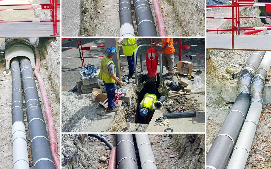 canalisation assainissement Linas